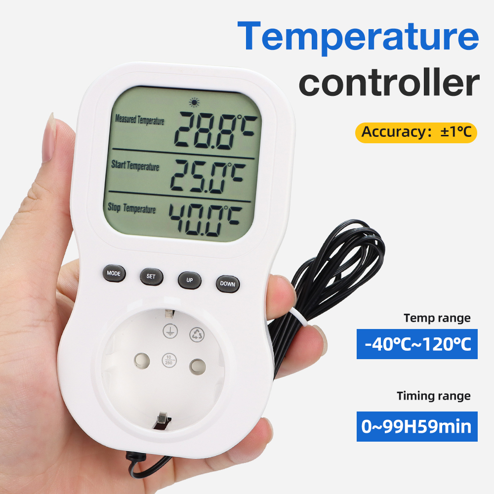Wifi Thermostat - منظم حرارة ذكي LCD مؤقت رقمي