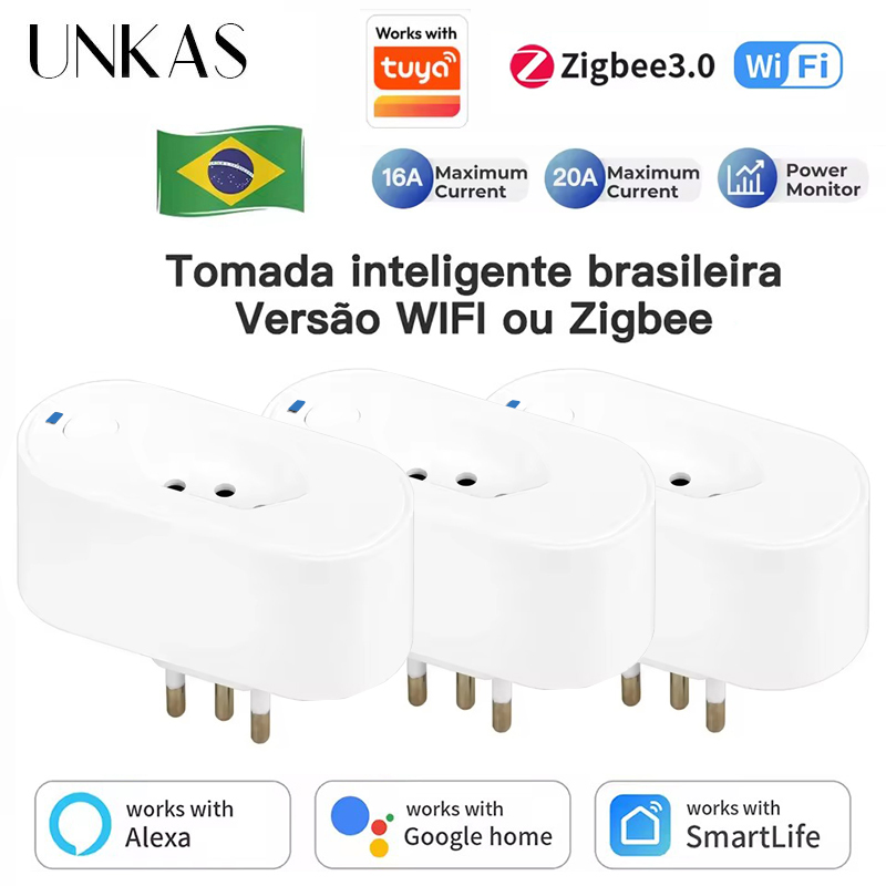 Smart Home Elements - مقبس ذكي UNKAS يعمل مع تويا