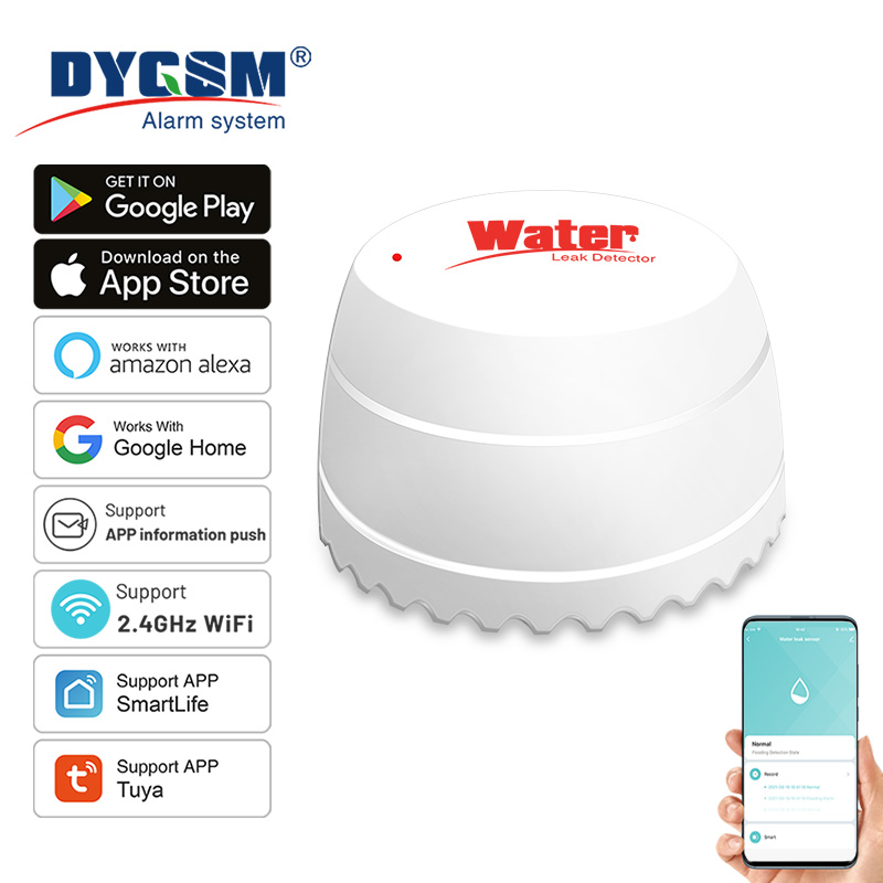 Wifi Water Leak Detector - Tuya WiFi كاشف تسرب المياه مستشعر