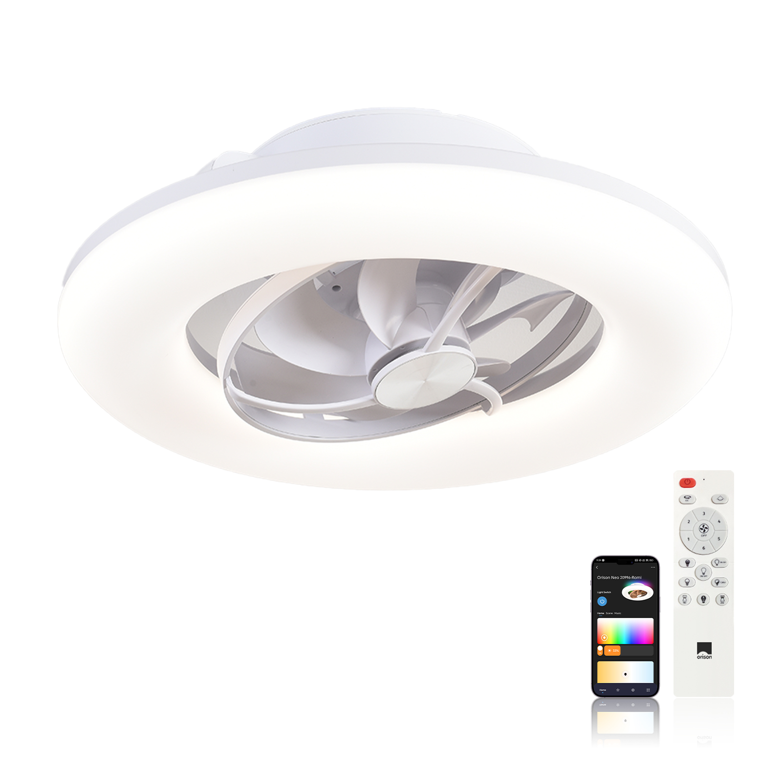 Smart Home Ventilation System - أوريسون 22 بوصة 360 ° مروحة