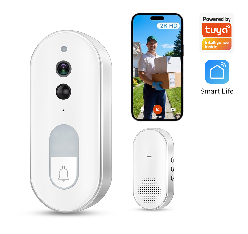 Smart Home Video Doorbell - جرس باب ذكي لاسلكي من تويا