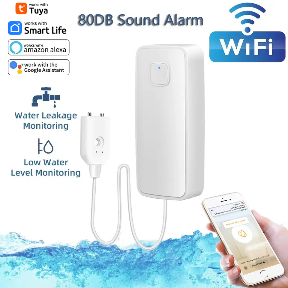 Wifi Water Leak Detector - جهاز استشعار ذكي لتسرب المياه من