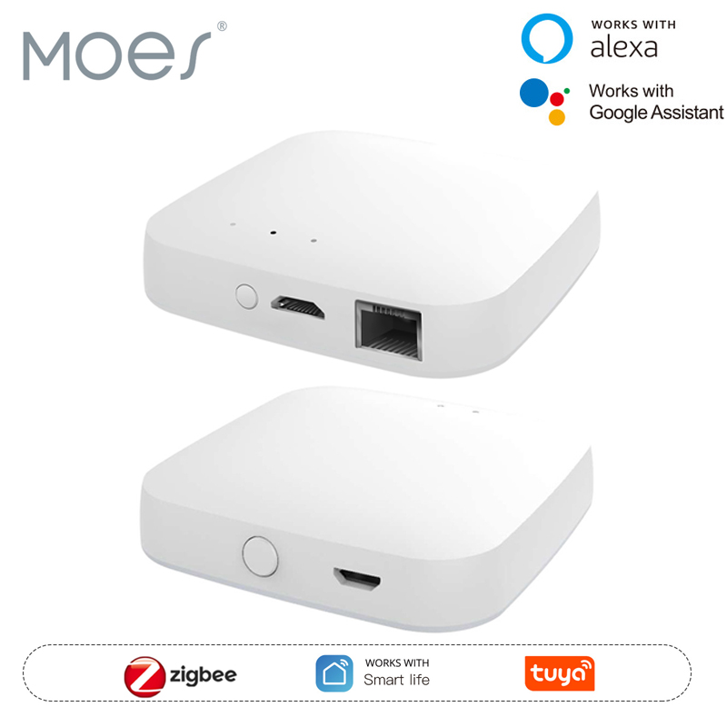 Smart Home Gira - MOES Tuya ZigBee3.0 Smart Hub، Wireless/Wirege