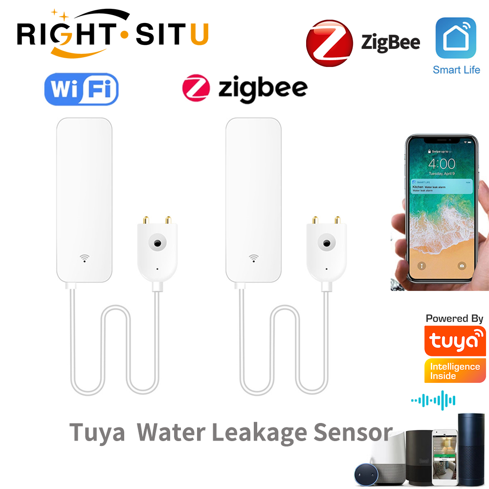 Wifi Water Leak Detector - Tuya WiFi مستشعر تسرب المياه، كاشف