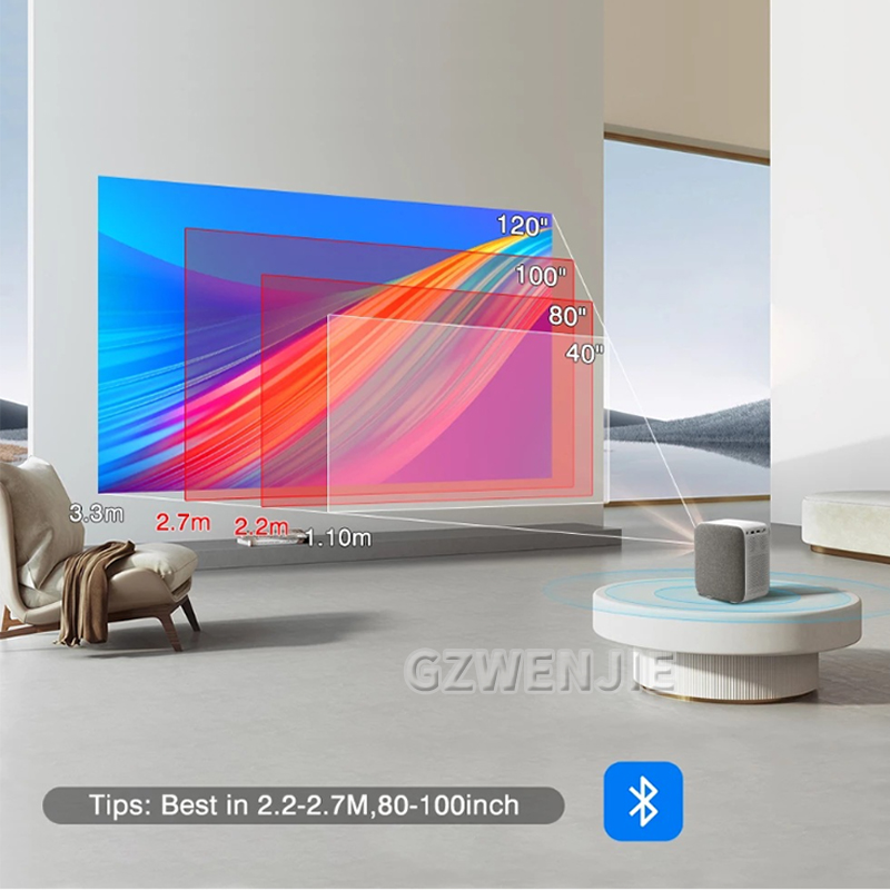 Smart Home Video - H6 جهاز عرض صغير LED 1080P