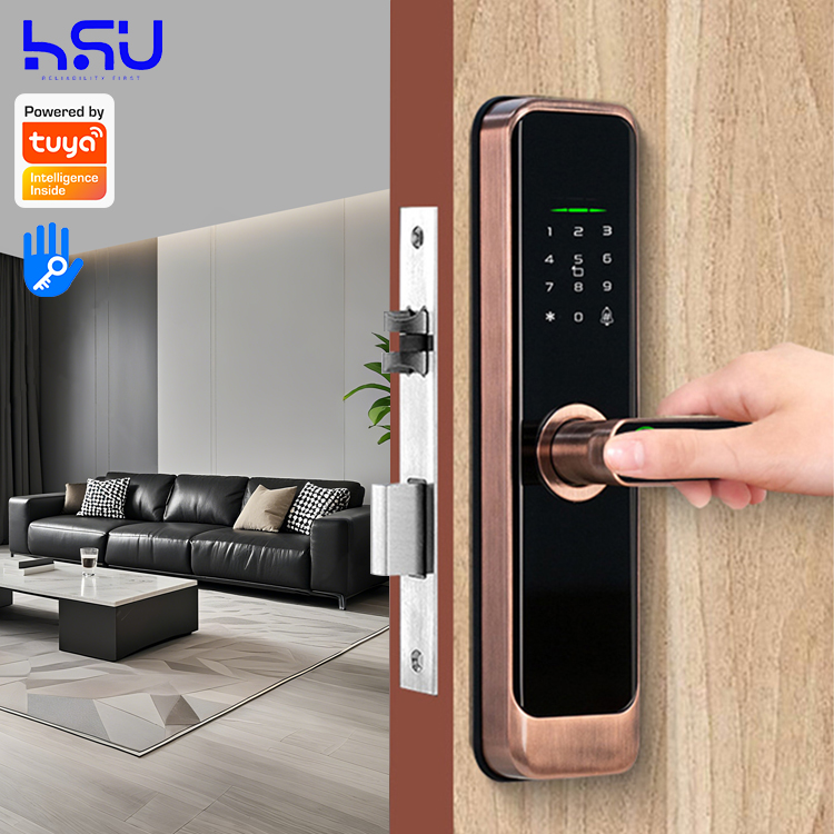 Smart Door Lock - قفل باب ذكي رقمي للمنازل الخشبية،