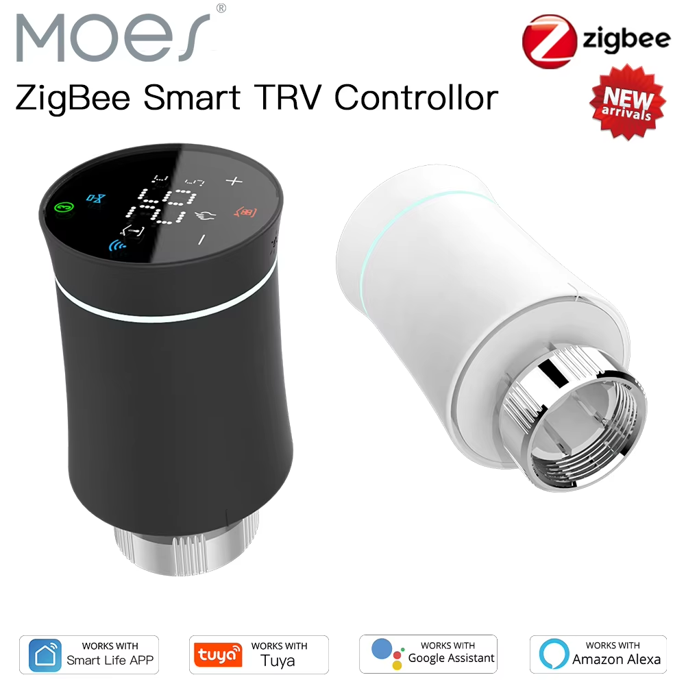 Smart Home Thermostat - MOES زيجبي 3.0 TRV ترموستات تويا