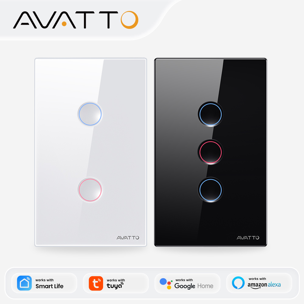 Smart Home Switch - مفتاح إضاءة ذكي لاسلكي من AVATTO