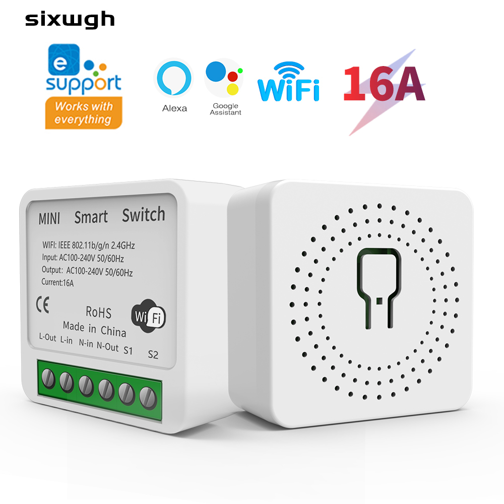 Smart Home Miniature - مفتاح ذكي واي فاي من Ewelink،