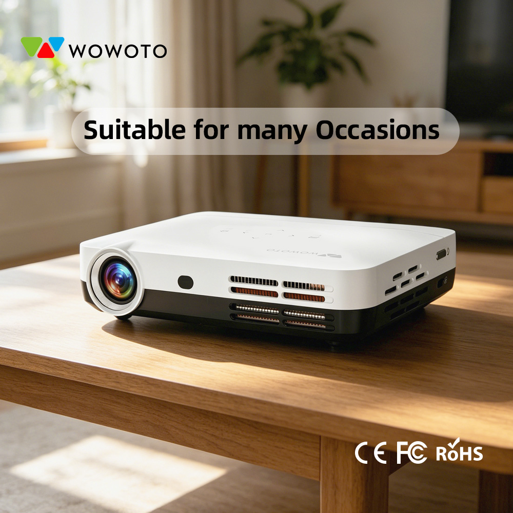 Smart Home Video - جهاز عرض WOWOTO المحمول الصغير للسينما