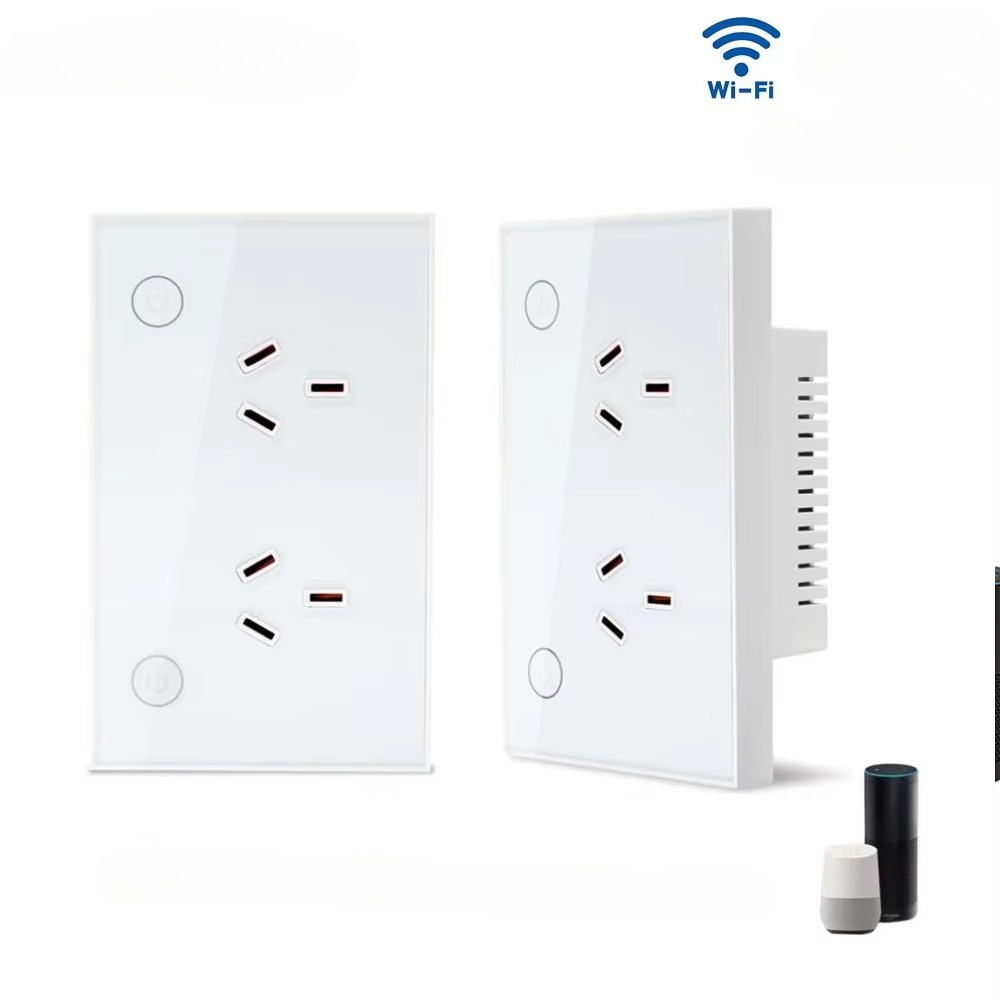 Smart Home Switch - مقبس حائط ذكي Zigbee Wi-Fi Matter