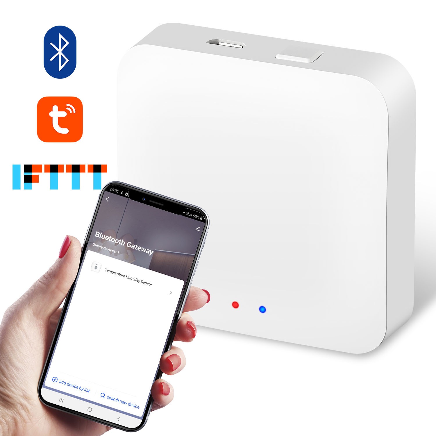 Smart Home Gira - بوابة زيجبي متعددة الأوضاع من تويا،