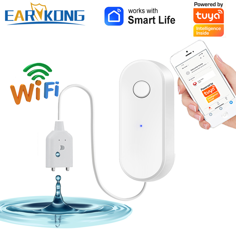 Wifi Water Leak Detector - Tuya WiFi مستشعر تسرب المياه الذكي