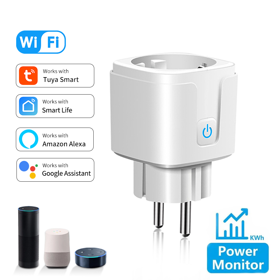 Smart Home Elements - Tuya مأخذ (فيشة) ذكي الاتحاد الأوروبي