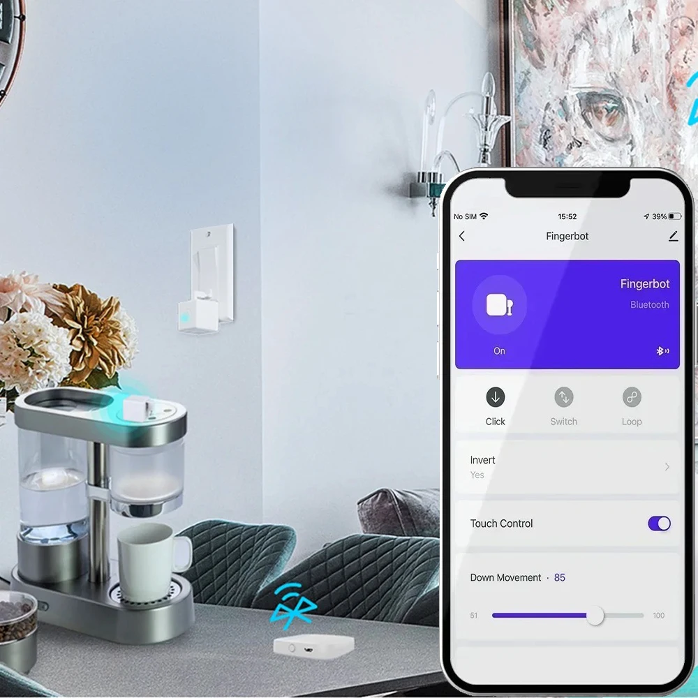 الذكية زيجبي Fingerbot اللاسلك - مراجعة Smart Home Elements وسعره