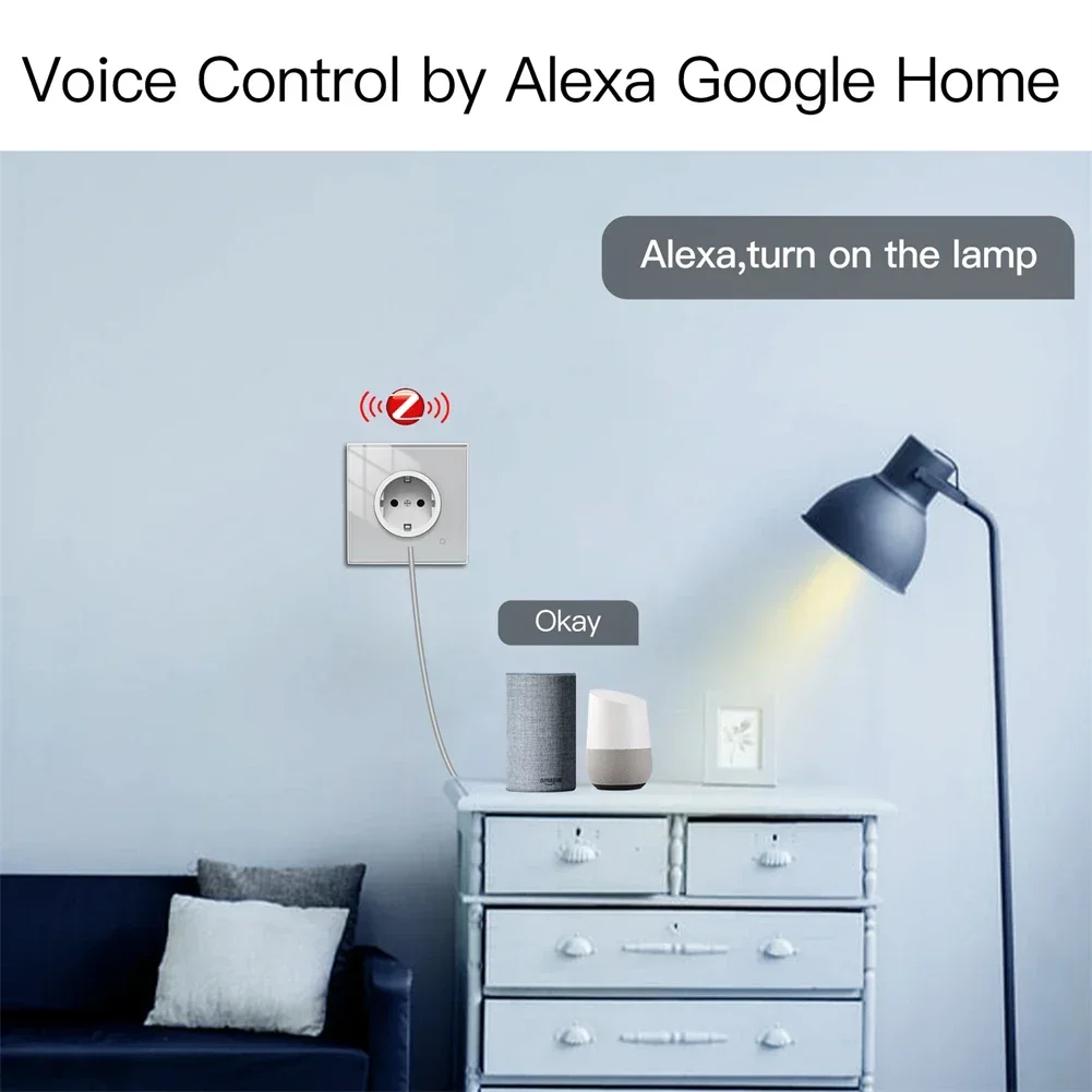 Moes ZigBee مقبس الحائط WIFI ل - مراجعة Smart Home Voice Assistant وسعره
