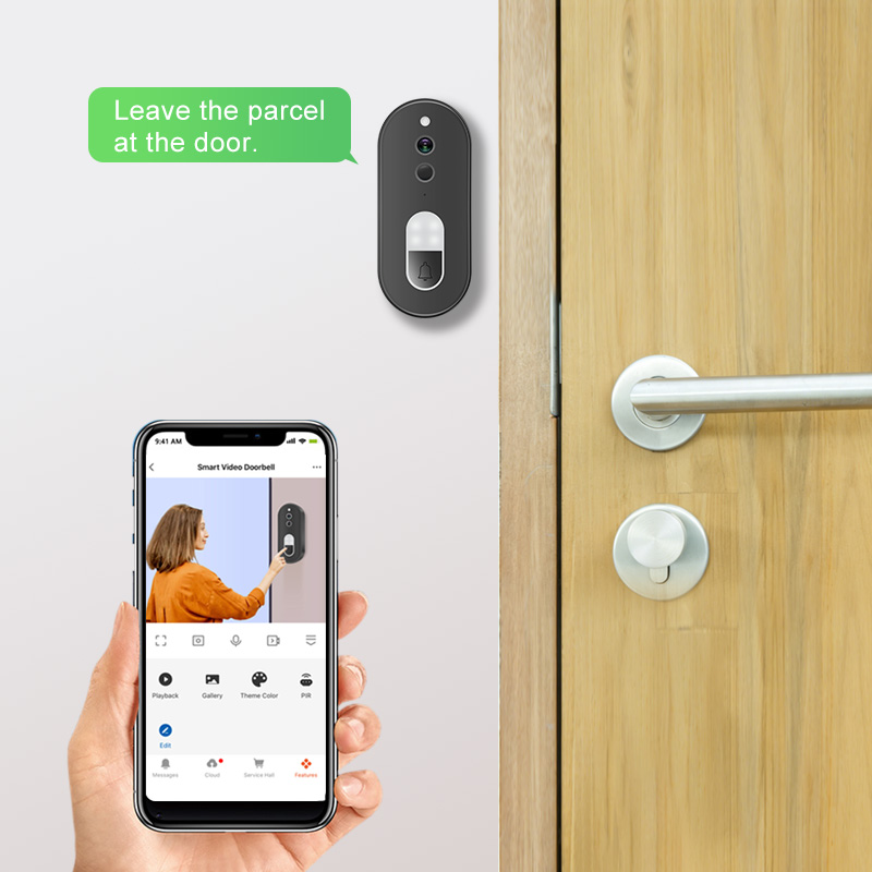 جرس باب ذكي لاسلكي واي فاي بدق - مراجعة Smart Home Video Doorbell وسعره