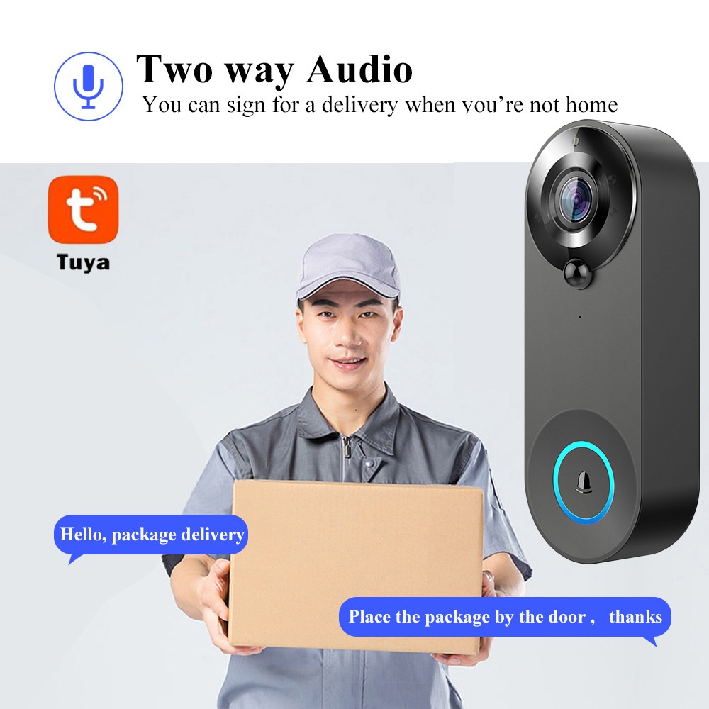 Tuya 1080P اللاسلكية جرس باب و - مراجعة Smart Home Video Doorbell وسعره