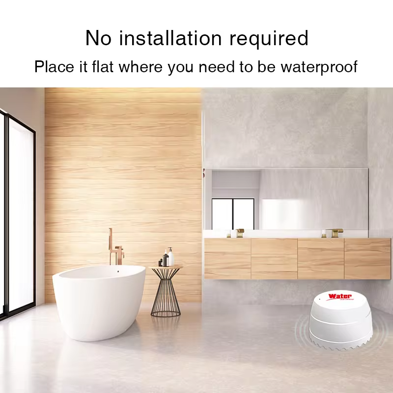 Tuya WiFi كاشف تسرب المياه مست - مراجعة Wifi Water Leak Detector وسعره