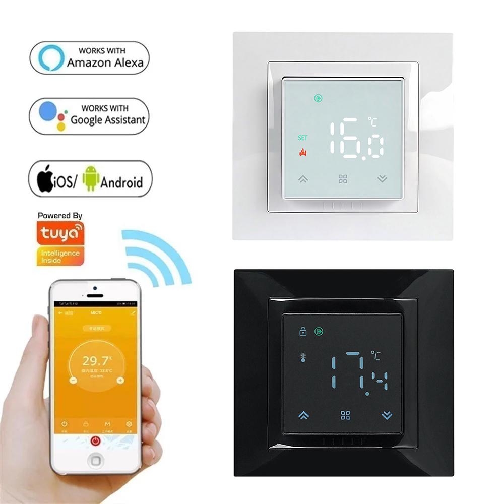 الذكية WIFI MK08 ترموستات التح - مراجعة Smart Home Thermostat وسعره