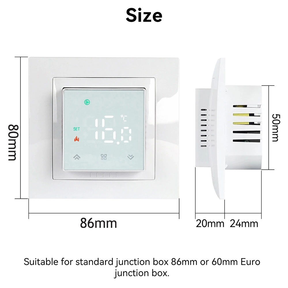 الذكية WIFI MK08 ترموستات التح - مراجعة Smart Home Thermostat وسعره