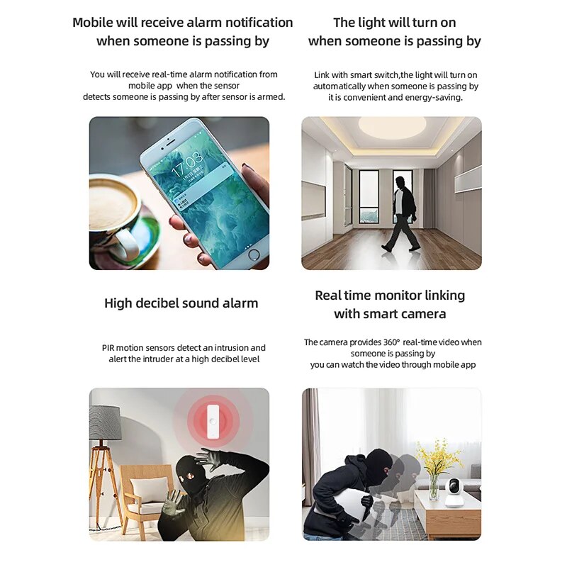 Tuya WiFi Zigbee PIR محس حركة  - مراجعة Smart Home Ir وسعره
