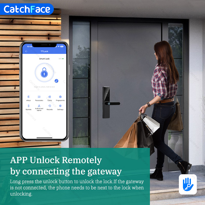 بلوتوث بصمة قفل الباب TTLock A - مراجعة Smart Home Dashboard وسعره