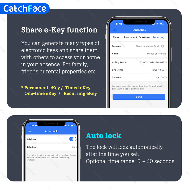 بلوتوث بصمة قفل الباب TTLock A - مراجعة Smart Home Dashboard وسعره