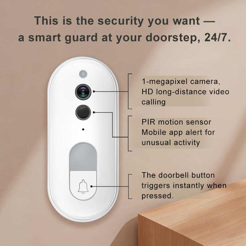 جرس باب ذكي لاسلكي من تويا مع  - مراجعة Smart Home Video Doorbell وسعره