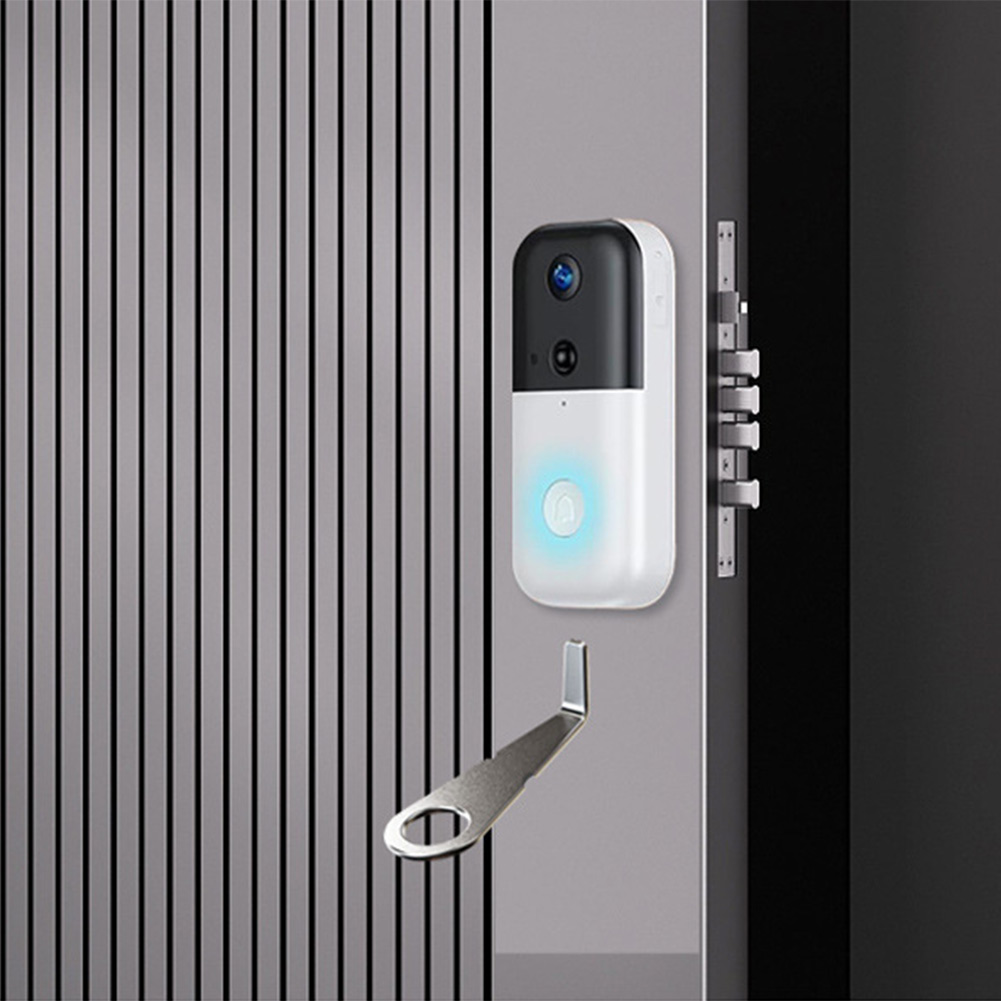 مفتاح فضي لجرس الباب بالفيديو  - مراجعة Smart Home Interior وسعره