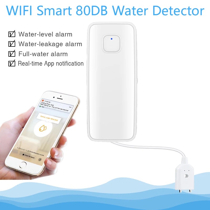 جهاز استشعار ذكي لتسرب المياه  - مراجعة Wifi Water Leak Detector وسعره