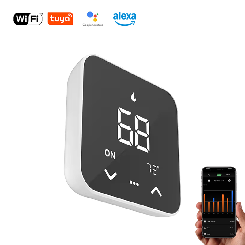 ثيرموستات ذكي جديد 2026 من توي - مراجعة Wifi Thermostat وسعره