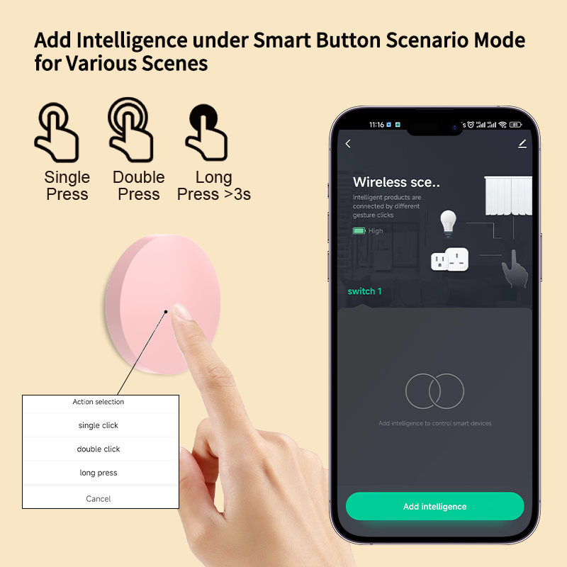 زر ذكي لاسلكي ZigBee للتحكم في - مراجعة Smart Home Voice Assistant وسعره