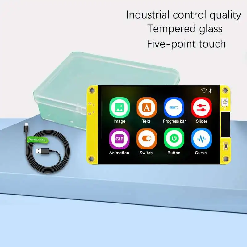 شاشة عرض ذكية ESP32-3248S035 م - مراجعة Smart Home Monitor وسعره
