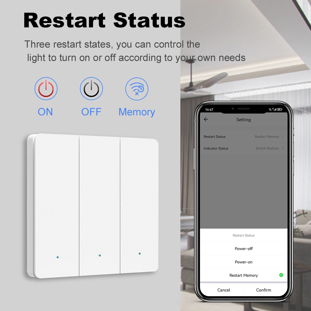 مفتاح ضغط ذكي ZigBee بـ 1 أو 2 - مراجعة Smart Home Voice Control وسعره