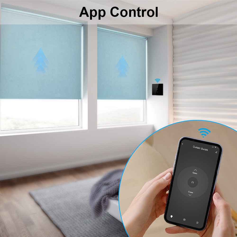 QCSMART الستائر مصراع الأسطوان - مراجعة Smart Home Voice Assistant وسعره