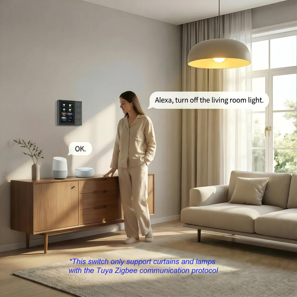 مفتاح ذكي زيجبي من تويا بـ4 أز - مراجعة Smart Home Monitor وسعره