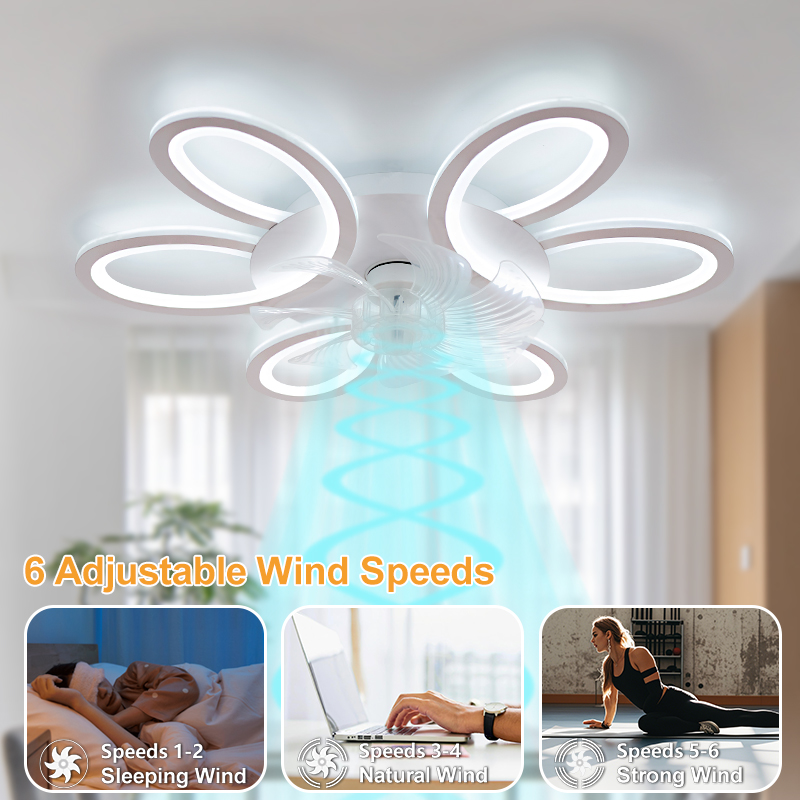 مروحة سقف مع أضواء 25.83in الت - مراجعة Smart Home Ventilation System وسعره