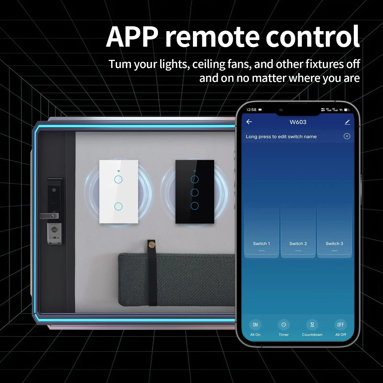 مفتاح إضاءة ذكي TNCE Tuya ، وا - مراجعة Smart Home Switch وسعره