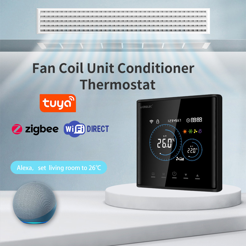ثيرموستات ذكي للمروحة والملف ا - مراجعة Smart Home Thermostat وسعره