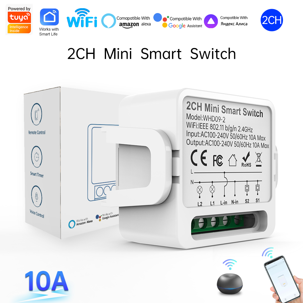 مفتاح تويا الذكي ثنائي الاتجاه - مراجعة Smart Home Voice Control وسعره