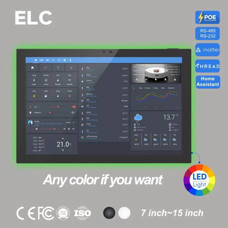 لوحة ذكية للمنزل مقاس 10.1 بوص - مراجعة Smart Home Monitor وسعره