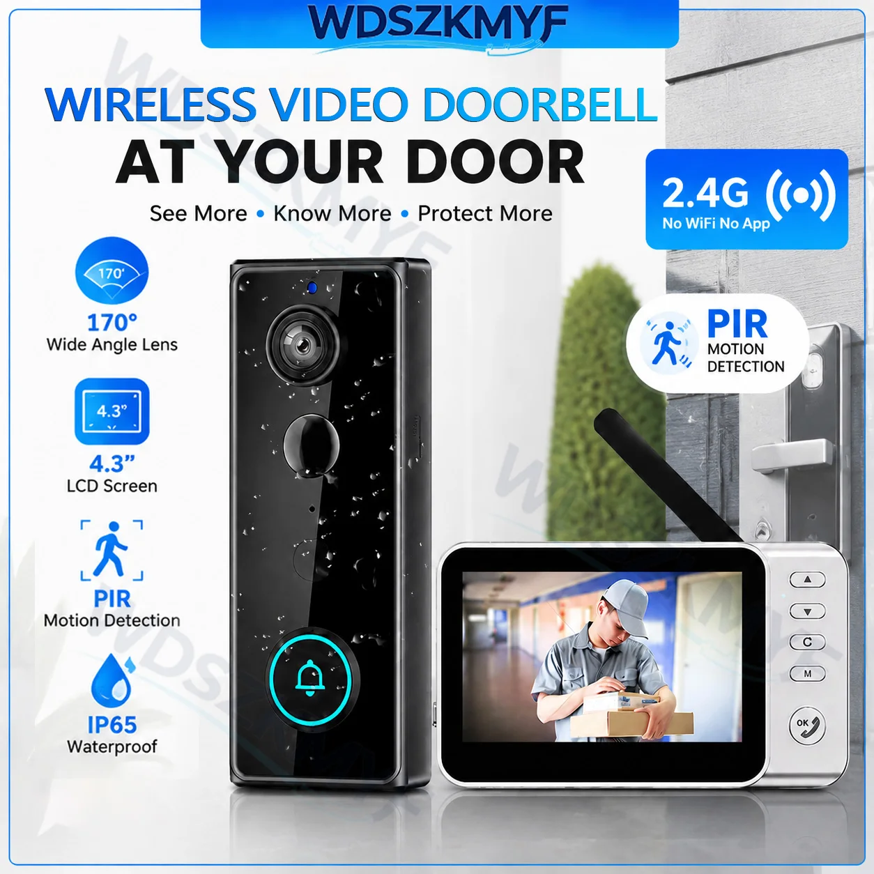جرس باب لاسلكي جديد مقاوم للما - مراجعة Smart Home Video Doorbell وسعره