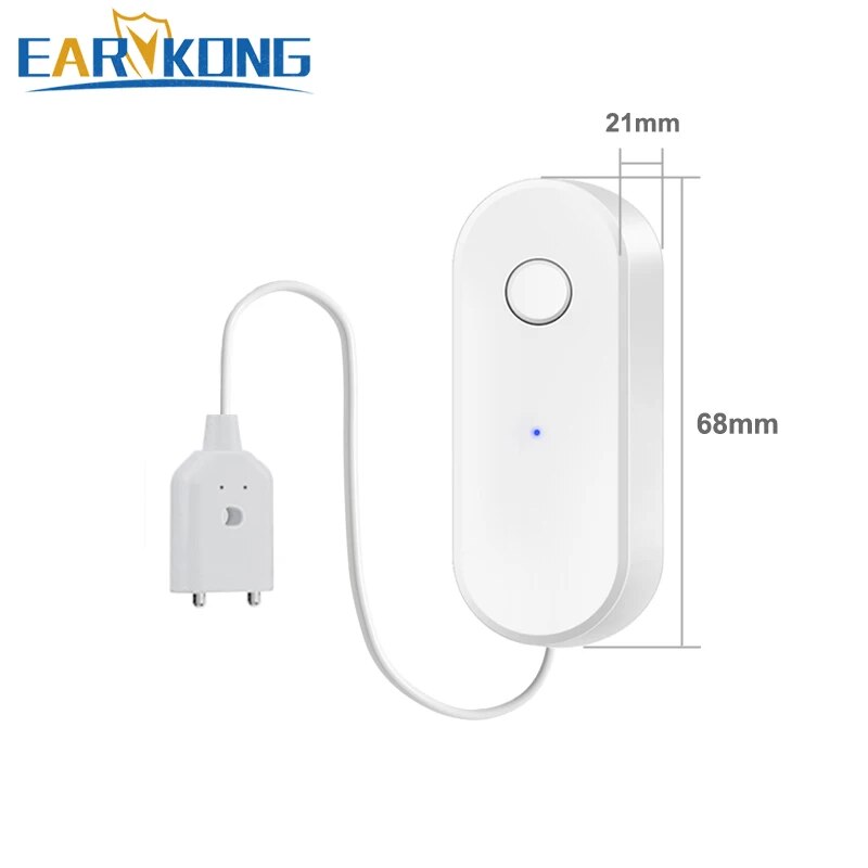 Tuya WiFi مستشعر تسرب المياه ا - مراجعة Wifi Water Leak Detector وسعره