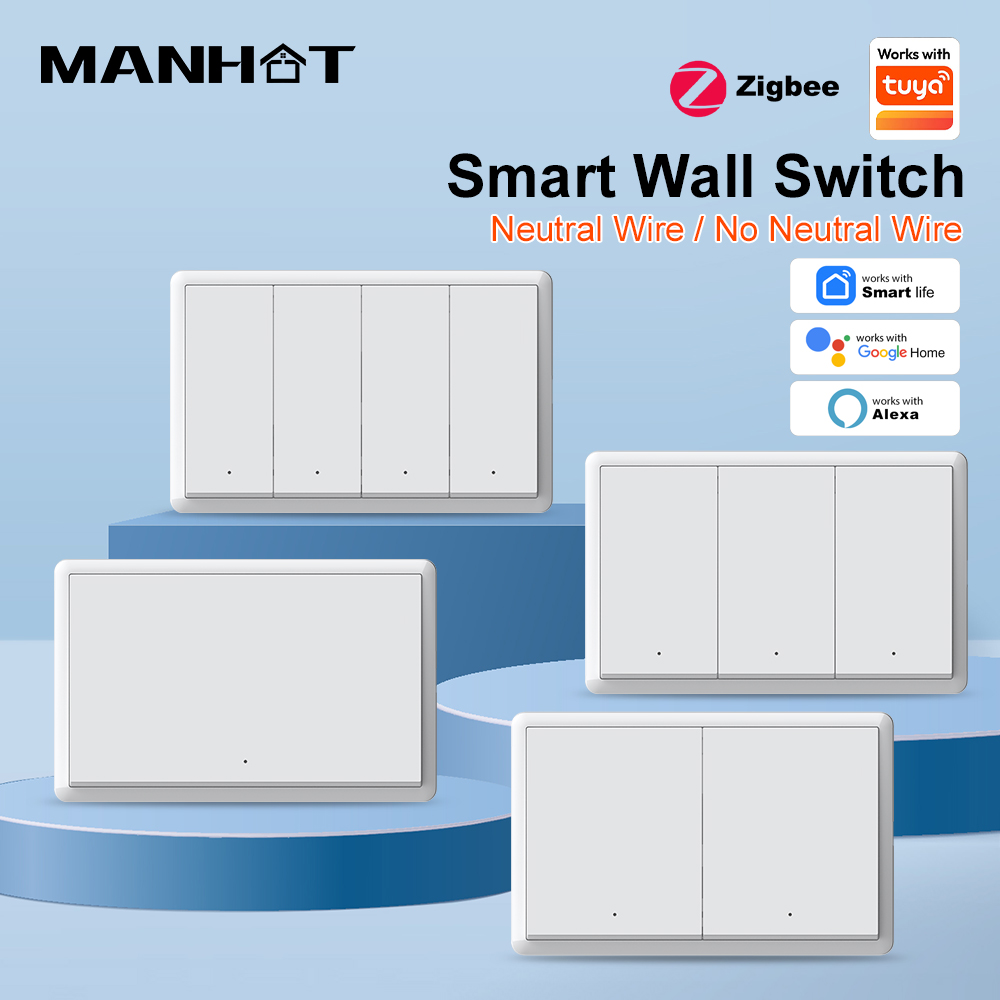 مفتاح إضاءة ذكي من MANHOT بتقن - مراجعة Smart Home Switch وسعره