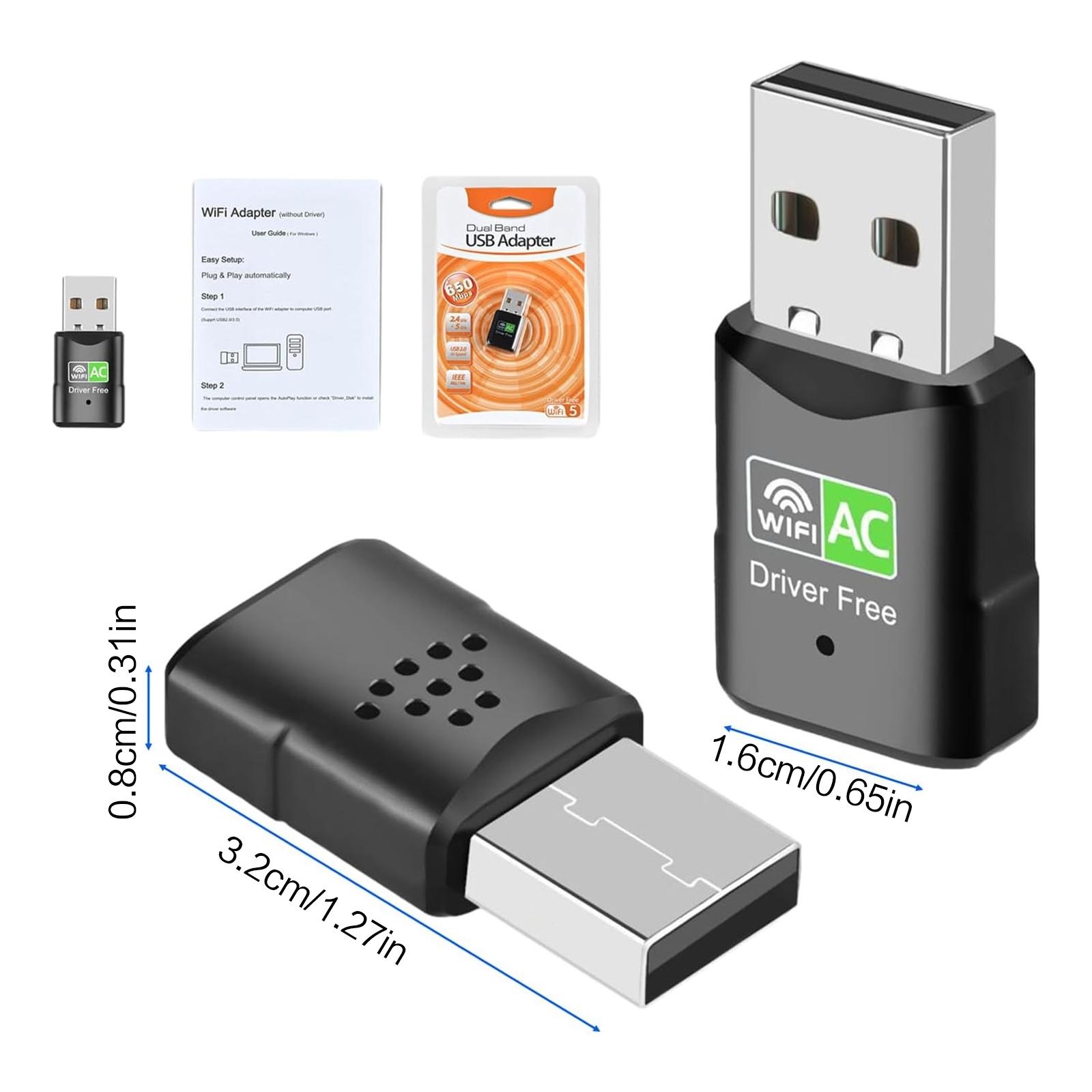 محول واي فاي USB AC600، ثنائي  - مراجعة Smart Home For Pc وسعره