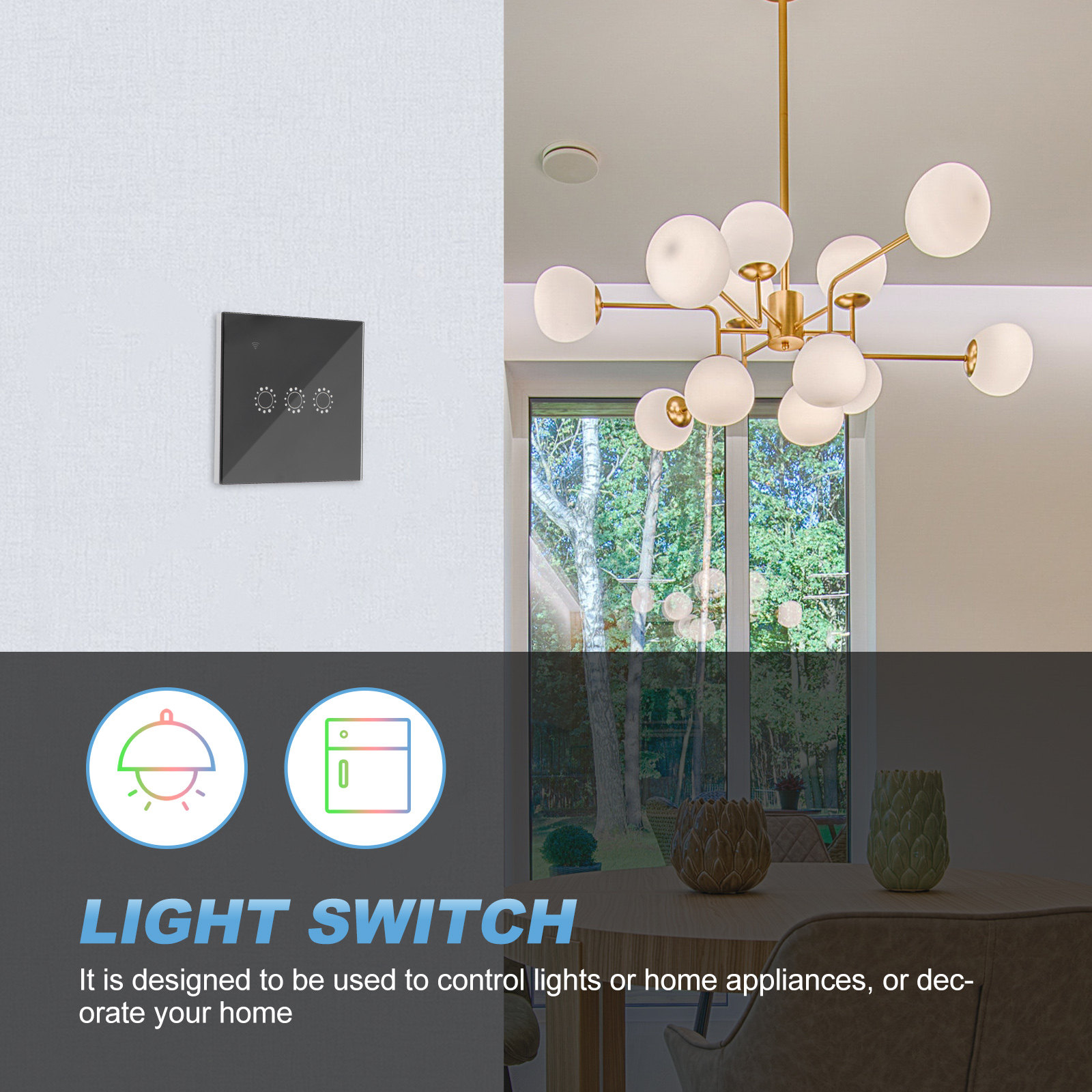 لوحة مفاتيح لاسلكية تعمل بالوا - مراجعة Smart Home Voice Control وسعره