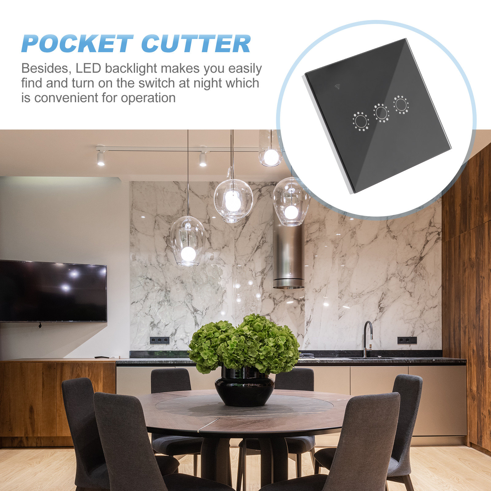 لوحة مفاتيح لاسلكية تعمل بالوا - مراجعة Smart Home Voice Control وسعره